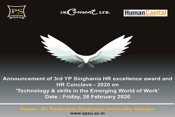 Sir Padampat Singhania University set to host HR Conclave 2020